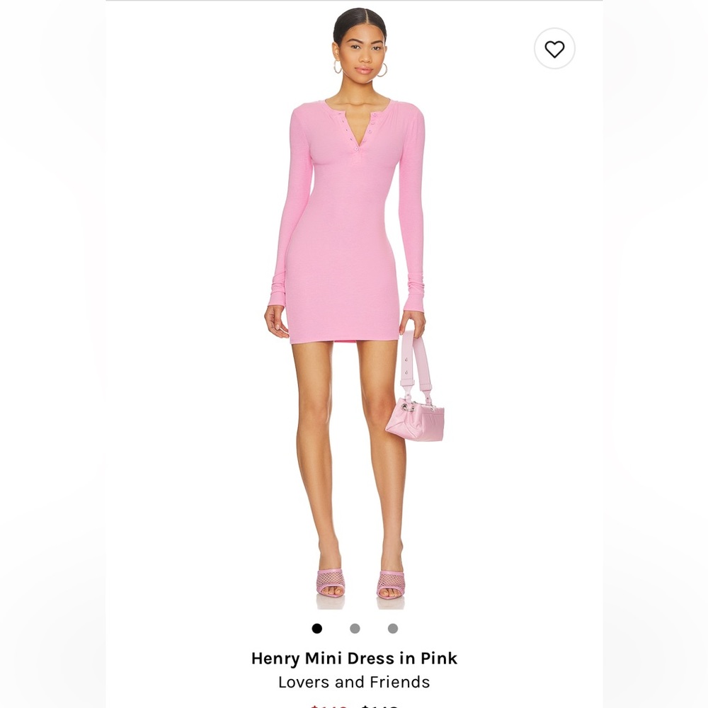 Lovers and friends pink dress